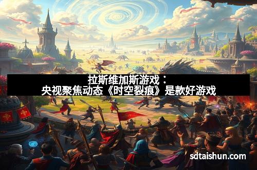 拉斯维加斯游戏：央视聚焦动态《时空裂痕》是款好游戏